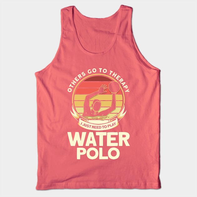 Water Sport Training Water Polo Tank Top by Toeffishirts